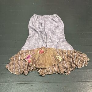 Forest Fairy Purple Lace Maxi Skirt